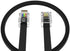 AmzDeals 2-Pack 7 Feet Black Telephone Cable 6P4C RJ11 Male to Male, Made in USA Pro Grade Phone Line Cord...