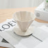 Ceramic Pour-Over Coffee Maker - Slow Drip Coffee Filter - Premium Ceramic with Smooth Textured Glaze for the Discerning Coffee Enthusiast (White)...