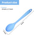 Silicone Mixing Spoon Nonstick Kitchen Spoon for Cooking Heat Resistant (Blue)...