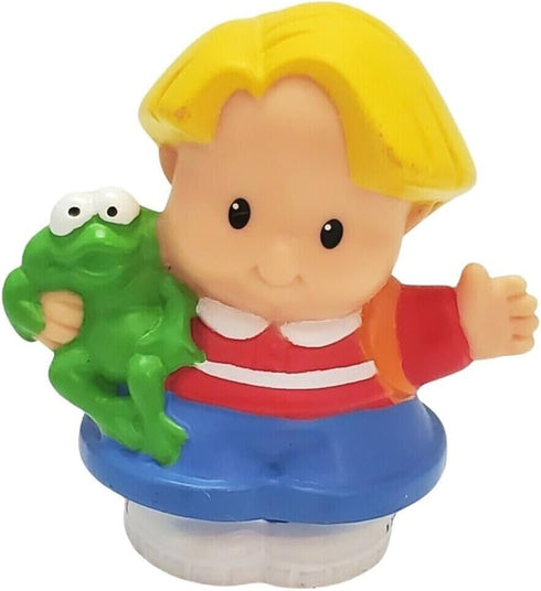 Replacement Part for Little-People Ramps Around Garage Playset - B1832 ~ Classic Character Eddie Holding a Frog ~ Collectible Item...
