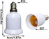 E12 to E26 /E27 Adapter Chandelier Light Socket, E12 to E26 Adapter E12 Light Socket,Light Bulb Socket, Light Socket Adapter, Bulb Base Adapter Co...
