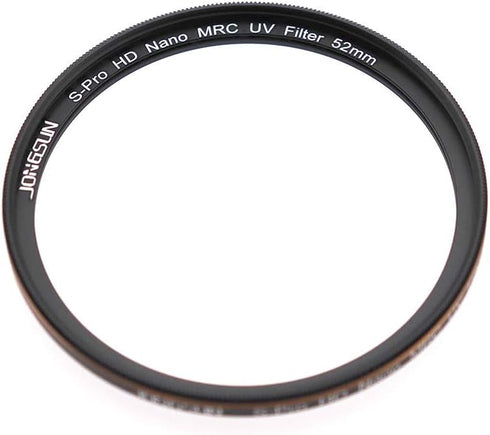 52mm UV Filter, S-Pro HD Nano MRC Camera Ultraviolet Protection Filter, Multicoated, B270, Ultra-Slim, Lens Cloth Kit...