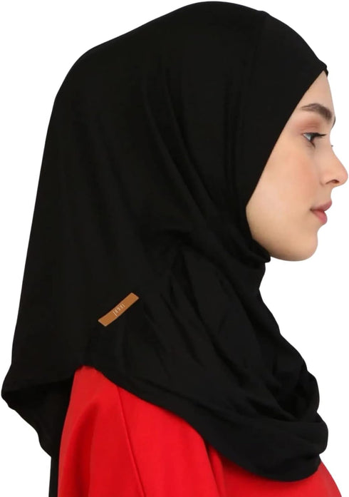 Prien Plain Ready To Wear Hijab for Women, Muslim Instant Turbans, Soft Jersey Scarf, Islamic Clothes, Long Hijabs, Abaya...