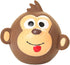 Brown Pet Dog Squeaky Toy, Lovely Monkey Shape Latex Chew Squeaker Toy, Chewing Teeth Cleaning and Training Toy for Dogs Monkey Dog Squeak Toys Pe...
