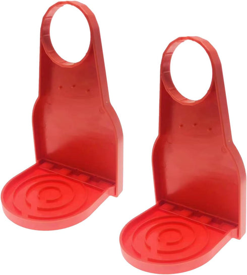2 Pack Laundry Detergent Cup Holder, Detergent Drip Catcher Drip Tray Catcher No More Mess or Leaks and Drips for Laundry Room - Red...