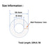 Hooshing Silicone Tubing 6mm ID x 8mm OD 20 Ft Food Grade Flexible Pure Silicone Rubber Plastic Tubing Hose High Temp for Water Pipe Home Brewing ...