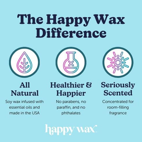 Happy Wax Watermelon Mojito Scented Bear Wax Melts - Natural Strong Scented Summer Wax Melts Infused w/Essential Oils - Non Toxic Wax Melt & Pet S...