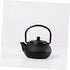 Hemoton cast iron teapot tea set retro metal coffee kettle simulation kitchen kettle cast iron tea kettle for stove top furniture iron boiling tea...