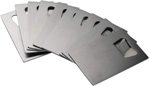 Ramddy Stainless Steel Credit Card Size Beer Bottle Opener 10 Pcs....