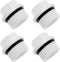 -PPR Hose Cap Garden Hose Plug Sprinkler Cap Pipe Accessories 3/4 Inch Plastic White Hose Cap -4PCS...