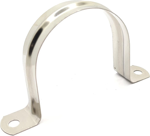 Rigid Pipe Strap for 60mm/2.36 Inch OD Tubing 304 Stainless Steel 2 Holes Clamps 2pcs...
