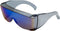 Calabria 3000 Large Fit Over Safety Glasses Fitover Prescription Eyewear Blue Men Women Wraparound Tinted Anti Scratch Glare...