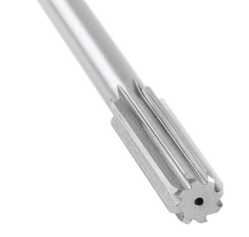 Accusize Industrial Tools 15.0 mm H.S.S. M2 Straight Shank Straight Flute Chucking Reamers, Right Hand, Shank Dia 11 mm, 6 Flute, 8'' Oal, 0400-51...