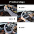 Steering Wheel Cover Women Car Steering Wheel Cover Silicone Steering Wheel Cover Purple, Anti-Slip Wheel Protector...