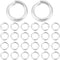 Beebeecraft 1 Box 300Pcs 5mm Single Loop Jump Rings Stainless Steel Silver Open Jump Ring O Ring Connectors for Jewellery Making Bracelets Necklac...