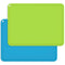 Silicone Kids Placemats, Non-Slip Silicon Placemats for Kids Baby Toddlers Childrens, Kids Portable Placemat for Dining Table, 2Pack, Blue/Green...