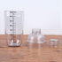 FEOOWV Plastic Cocktail Shaker, Hand Drink Mixer Boba Tea Shaker Cup with Scales,Bar Tool Transparent (24 oz / 700cc)...