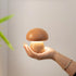 LED Creative Mushroom Table Lamp, Wood Desk Lamp, Bedroom Bedside Night Light, Dimmable Led Lighting, Creative Home Decor Table Lamp, Unique House...
