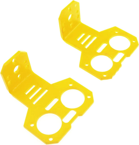 E-outstanding 2PCS Cartoon Ultrasonic Sensor Mounting Bracket Holder Ultrasonic Sensor Mounting Bracket Holder for Smart Car, Yellow...