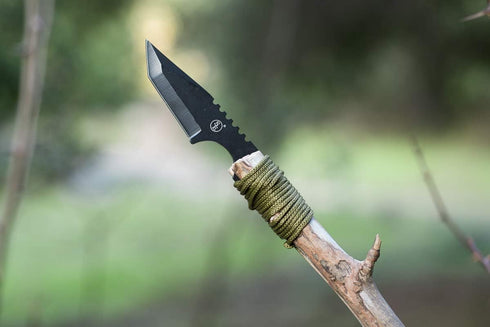 SE Outdoor Tanto Knife with Firestarter - KHK6320...