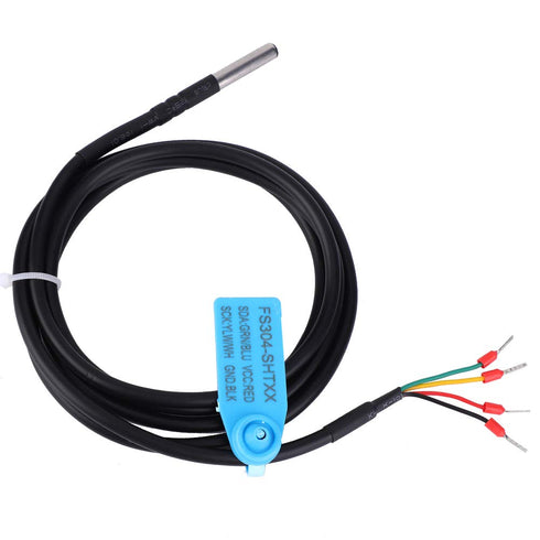 Jadeshay SHT20 Digital Soil Temperature Humidity Sensor Probe, Waterproof High Precision Rapid Response for HVAC, Greenhouses, Warehouse Monitorin...