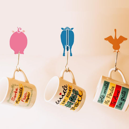 FINGERINSPIRE Farm Animal Painting Stencil 8.3x11.7inch Reusable Animals Back View Pattern Drawing Template Cows Sheep Horse Rabbit Cat Dog Goat S...