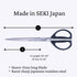 ALLEX Long Scissors 10-1/4" Razor Sharp Japanese Stainless Steel Blade, Giant Scissors for Ribbon Cutting Ceremony & Paper Cutting, Large Scissors...