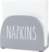Napkin Holder Solid Real Wood Farmhouse Freestanding Paper Napkin Storage Dispenser for Kitchen Countertop, Dining Table Decor, 6 x 4 inch, Gray...