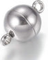 Beadthoven 20Sets 304 Stainless Steel Magnetic Clasps Round Magnet Clasp Jewelry Making Accessory or Bracelet Necklace Jewelring Making Connector ...