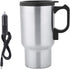 Car Kettle,Car Heating Cup,12v 450ml Stainless Steel Travel Mug Car Heating Cup, Fast Travel Heating Cup with Lid, Spill Proof, Electric Cup for H...