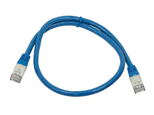 Monoprice Cat6A 2ft Blue Patch Cable Double Shielded (S/FTP) 26AWG 10G Pure Bare Copper Molded RJ45 Entegrade Series Ethernet Cable...