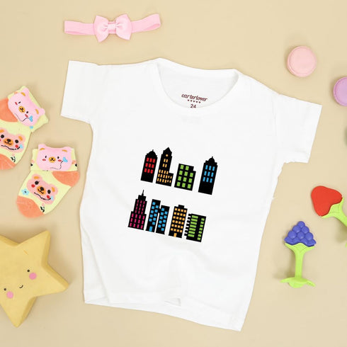 FINGERINSPIRE 4Pcs Layered City Skyline Painting Stencil Set 5.9Inch PET City Building Silhouette Drawing Template Reusable Architecture and Local...