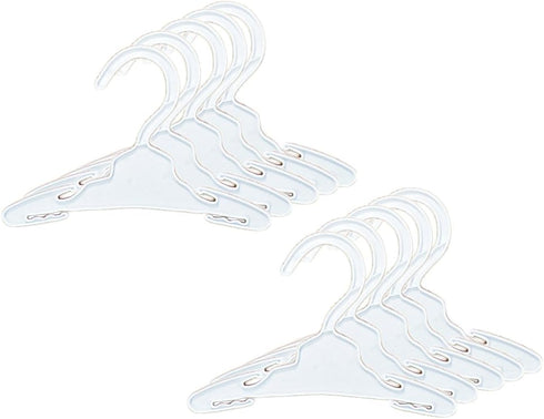 Sophia's 18" Doll 10-Pack 7-1/2" White Plastic Display Hangers...
