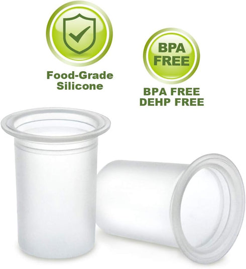 Maymom Pump Parts Compatible with Ameda Purely Yours Pumps, MYA Joy; Incl. Top Cap, Silicone Membrane, Duckbill, Tubing and Adapter; Replaces Amed...