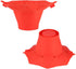Popcorn Bowl, Popcorn Popper Red Folding Microwave Oven Popcorn Bowl DIY Silicone Popcorn Maker Machine Home Kitchen Tool for Making Popcorn...