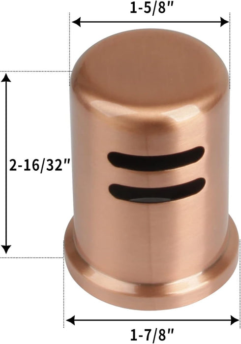 Copper Kitchen Dishwasher Air Gap Cap, Copper Air Gap Cover for Replacement(AK106AC) - Akicon…