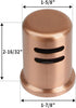 Copper Kitchen Dishwasher Air Gap Cap, Copper Air Gap Cover for Replacement(AK106AC) - Akicon…