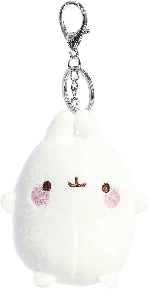 Aurora® Playful Molang Keychain Stuffed Animal - Adorable Characters - Playful Fun - White 4 Inches...