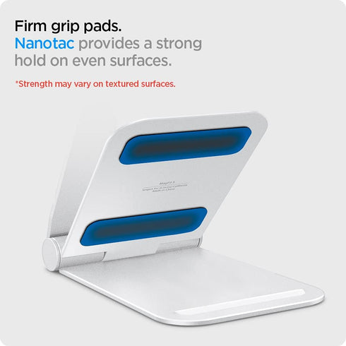 Spigen Mag Fit S Designed for MagSafe Charger Stand Aluminum Adjustable Phone Stand Compatible with iPhone 15/14/13/12 Series, AirPod Pro, AirPod ...