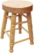 Miniature Counter Stool Dollhouse Furniture 2 PCS/Pack Wood Chair for Crafts Desktop Decor High Stool Mini Scene Ornament Model Round Bar Stool Hi...