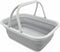 SAMMART SAMMART 9.2L (2.37Gallon) Collapsible Tub with Handle - Portable Outdoor Picnic Basket/Crater - Foldable Shopping Bag - Space Saving Stora...