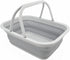 SAMMART SAMMART 9.2L (2.37Gallon) Collapsible Tub with Handle - Portable Outdoor Picnic Basket/Crater - Foldable Shopping Bag - Space Saving Stora...