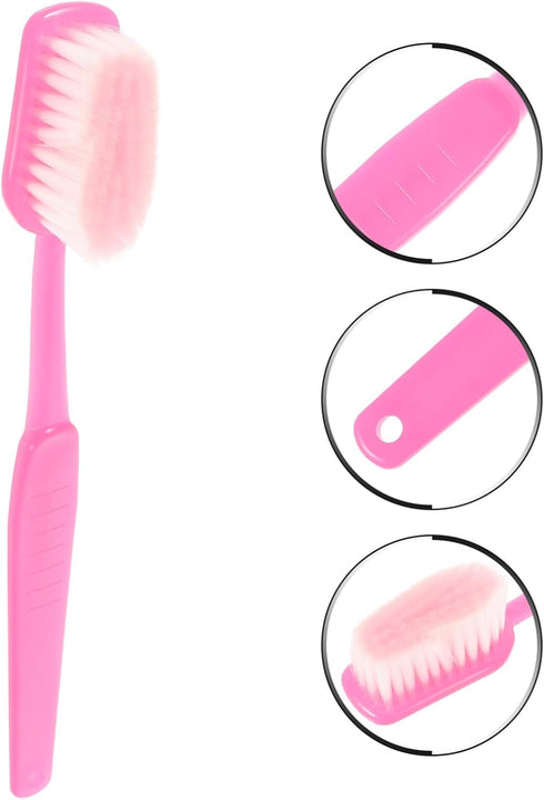 ibasenice Giant Toothbrush Prop Huge Toothbrush Large Toothbrush Big Brush Prop Oversized Toys for Costume Take Picture Party Favor - Pink...