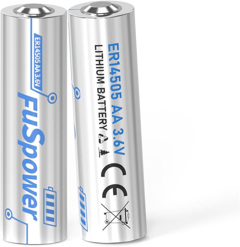 ER14505 Battery 2400mAh 3.6V AA Lithium Battery Li-SOCL? Non-Rechargeable Battery (2 Count (Pack of 1))...
