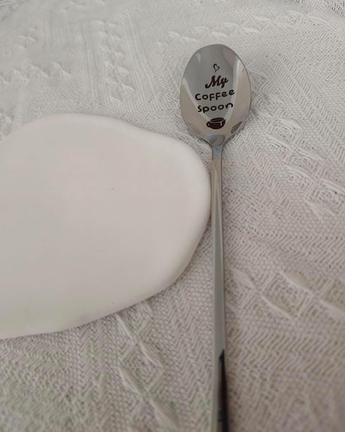 Coffee Gift Spoons for Women Men Funny My Coffee Spoon for Dad Wife Cofee Lovers Gifts for Coffee Drinkers Men Women Christmas Birthday Gift for B...