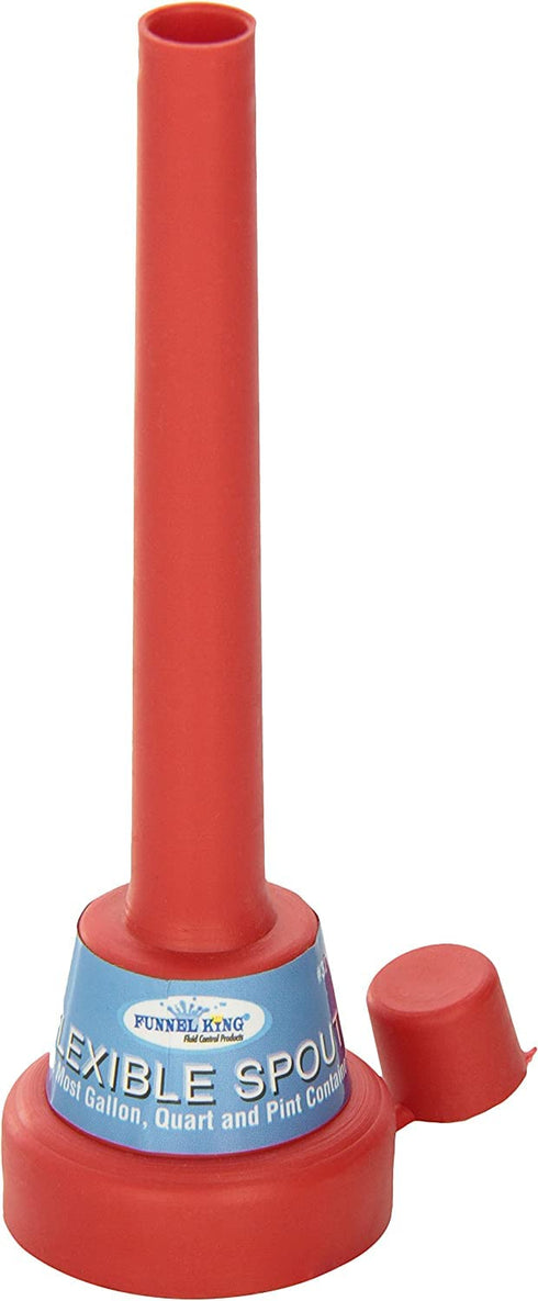 WirthCo 32157 TripleThread(tm) Flexible Spout Funnel with Cap, colors may vary...