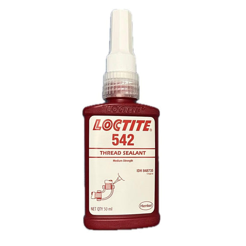 Loctite 542 Liquid Thread Sealant, 50 mL Bottle, Brown...