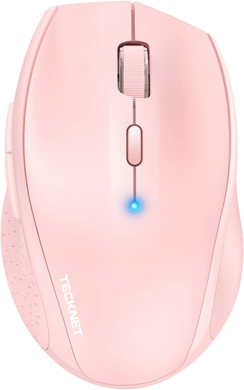 TECKNET Bluetooth Mouse, 4800 DPI Wireless Mouse, 2-Year Battery Computer Mouse 6 Adjustable DPI, 6 Buttons Compatible with Laptop/Windows/Compute...