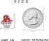 Cute Mushroom Charm 925 Sterling Silver with Red Enamel Bead Jewelry for Women European Bracelet Necklace...