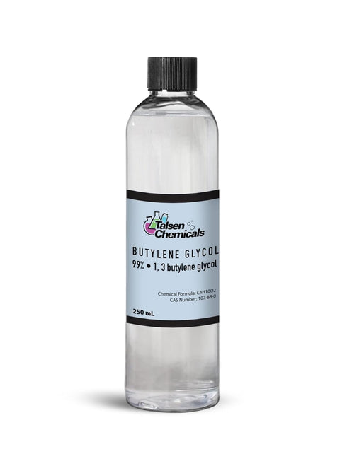 Butylene Glycol (250 mL / 8.45 Oz), Butylene Glycol is an Emollient That Prevents Water Loss from The Skin's Surface, Butylene Glycol by Talsen Ch...